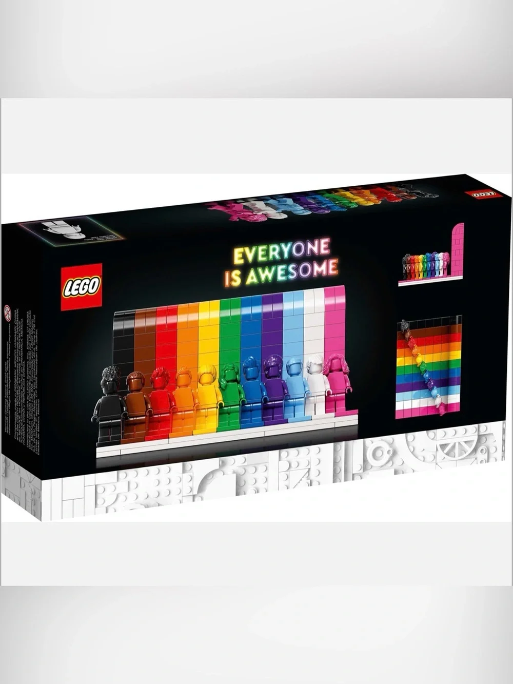 NWT LEGO Everyone Is Awesome 40516 Rainbow Display Set 346 Pieces